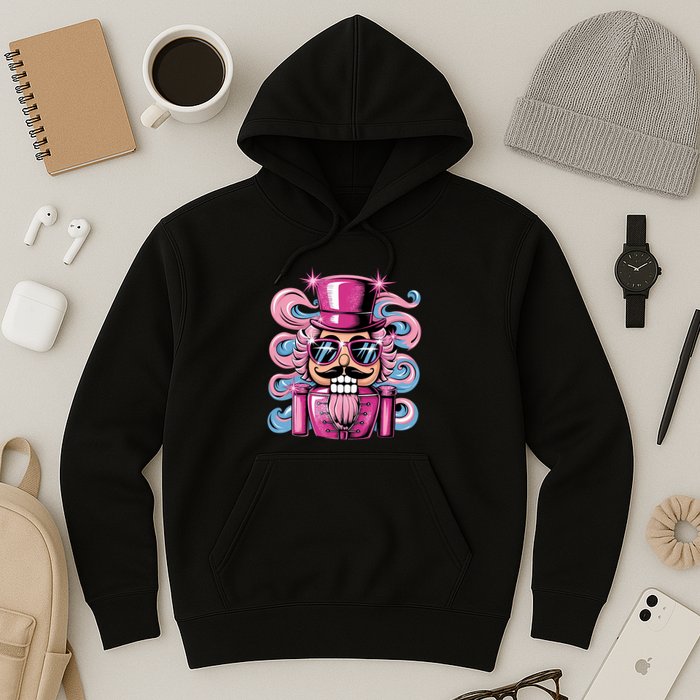 Funny Nutcracker Whats Crackin Christmas Celebration Hoodie