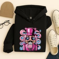 Funny Nutcracker Whats Crackin Christmas Celebration Hoodie