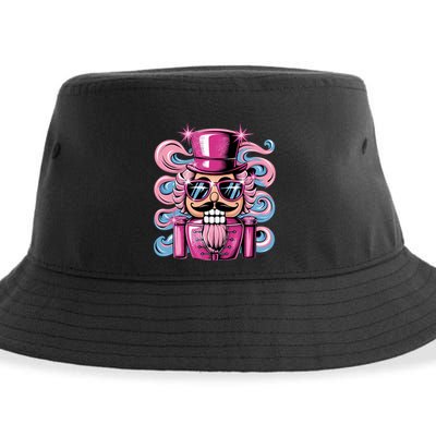 Funny Nutcracker Whats Crackin Christmas Celebration Sustainable Bucket Hat