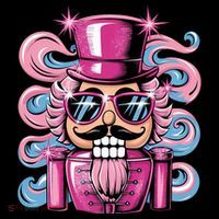 Funny Nutcracker Whats Crackin Christmas Celebration Sustainable Bucket Hat