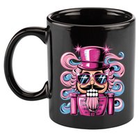 Funny Nutcracker Whats Crackin Christmas Celebration 11oz C Handle Ceramic Mug