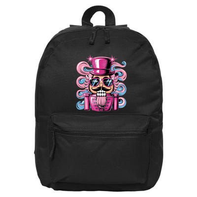 Funny Nutcracker Whats Crackin Christmas Celebration 16 in Basic Backpack