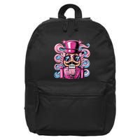 Funny Nutcracker Whats Crackin Christmas Celebration 16 in Basic Backpack