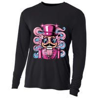 Funny Nutcracker Whats Crackin Christmas Celebration Cooling Performance Long Sleeve Crew