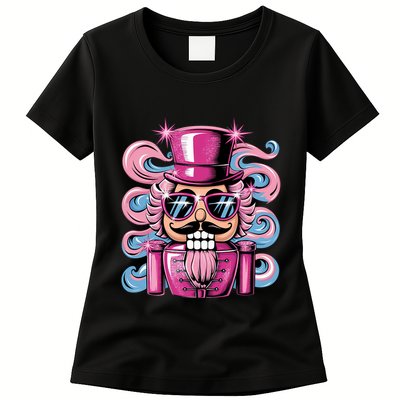 Funny Nutcracker Whats Crackin Christmas Celebration Womens T-Shirt