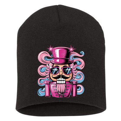 Funny Nutcracker Whats Crackin Christmas Celebration Short Acrylic Beanie