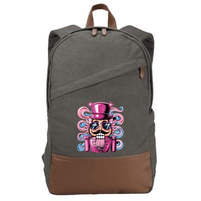 Funny Nutcracker Whats Crackin Christmas Celebration Cotton Canvas Backpack