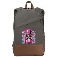 Funny Nutcracker Whats Crackin Christmas Celebration Cotton Canvas Backpack