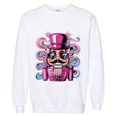 Funny Nutcracker Whats Crackin Christmas Celebration Garment-Dyed Sweatshirt