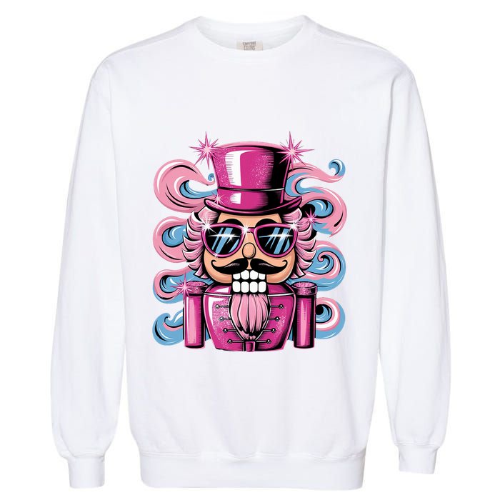Funny Nutcracker Whats Crackin Christmas Celebration Garment-Dyed Sweatshirt