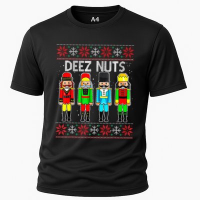 Funny Nutcracker Xmas Gifts Cute Deez Nuts Ugly Christmas Performance Shirt