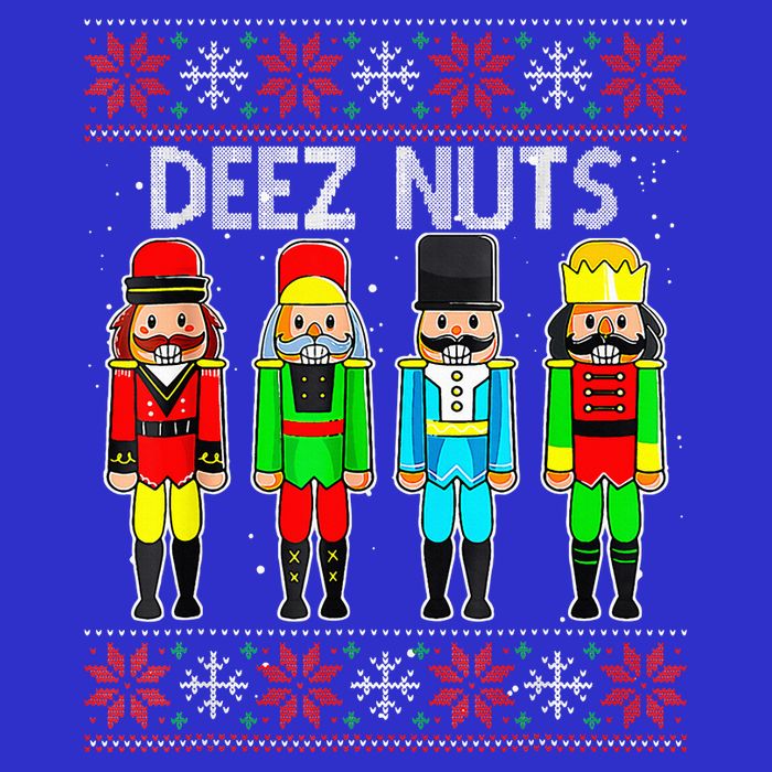 Funny Nutcracker Xmas Gifts Cute Deez Nuts Ugly Christmas Visor
