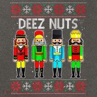 Funny Nutcracker Xmas Gifts Cute Deez Nuts Ugly Christmas Cotton Canvas Backpack