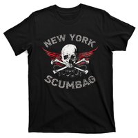 Funny New York Scumbag Vintage Distressed Biker Style T-Shirt