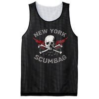 Funny New York Scumbag Vintage Distressed Biker Style Mesh Reversible Basketball Jersey Tank