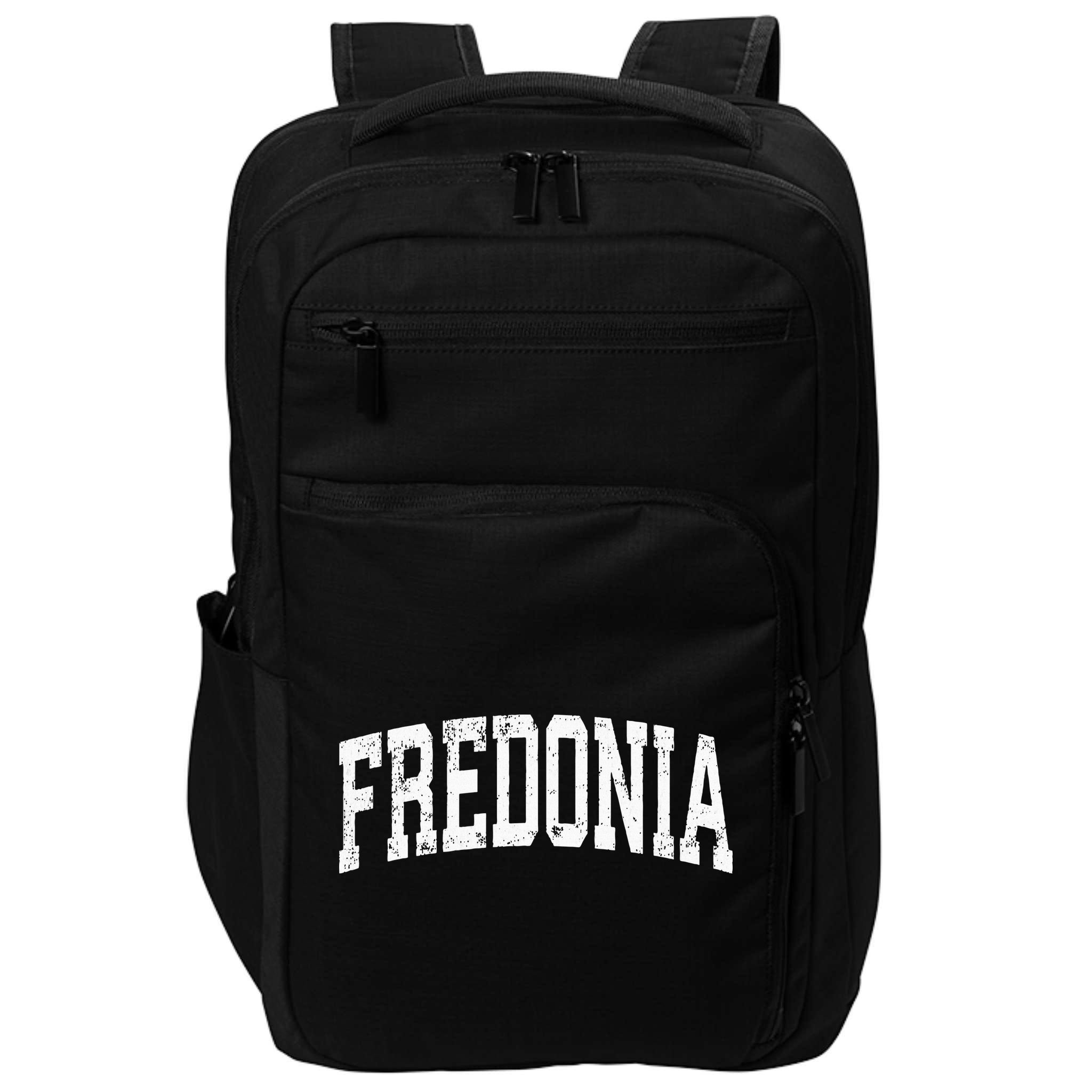 Fredonia New York Ny Vintage Athletic Sports Design Impact Tech Backpack