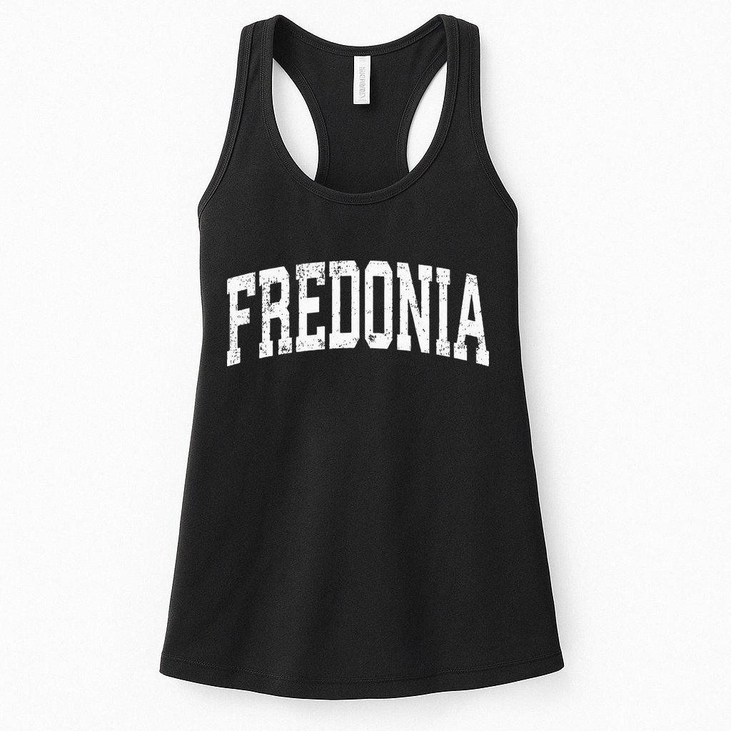 Fredonia New York Ny Vintage Athletic Sports Design Womens Tank Top
