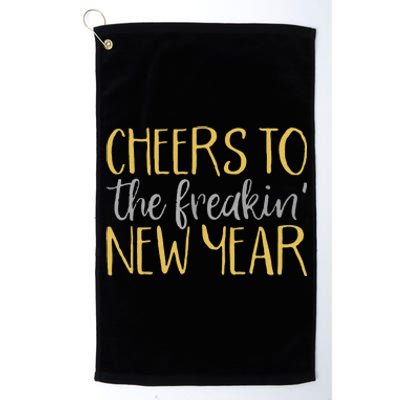 Funny New Years Eve For Funny Happy New Year Party Platinum Collection Golf Towel