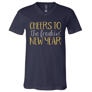 Funny New Years Eve For Funny Happy New Year Party V-Neck T-Shirt