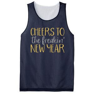 Funny New Years Eve For Funny Happy New Year Party Mesh Reversible Basketball Jersey Tank