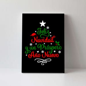 Feliz Navidad Y Prospero Ano Nuevo Mexican Christmas Canvas