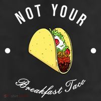 Funny Not Your Breakfast Taco Biden Rnc Jill Tacos 7 Panel Mesh Trucker Snapback Hat