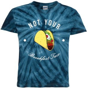 Funny Not Your Breakfast Taco Biden Rnc Jill Tacos Kids Tie-Dye T-Shirt