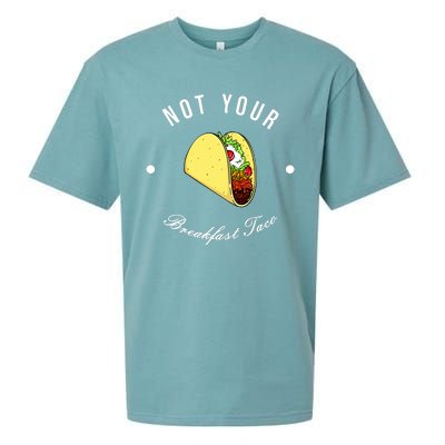 Funny Not Your Breakfast Taco Biden Rnc Jill Tacos Sueded Cloud Jersey T-Shirt