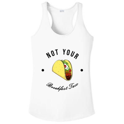 Funny Not Your Breakfast Taco Biden Rnc Jill Tacos Ladies PosiCharge Competitor Racerback Tank