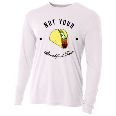 Funny Not Your Breakfast Taco Biden Rnc Jill Tacos Cooling Performance Long Sleeve Crew