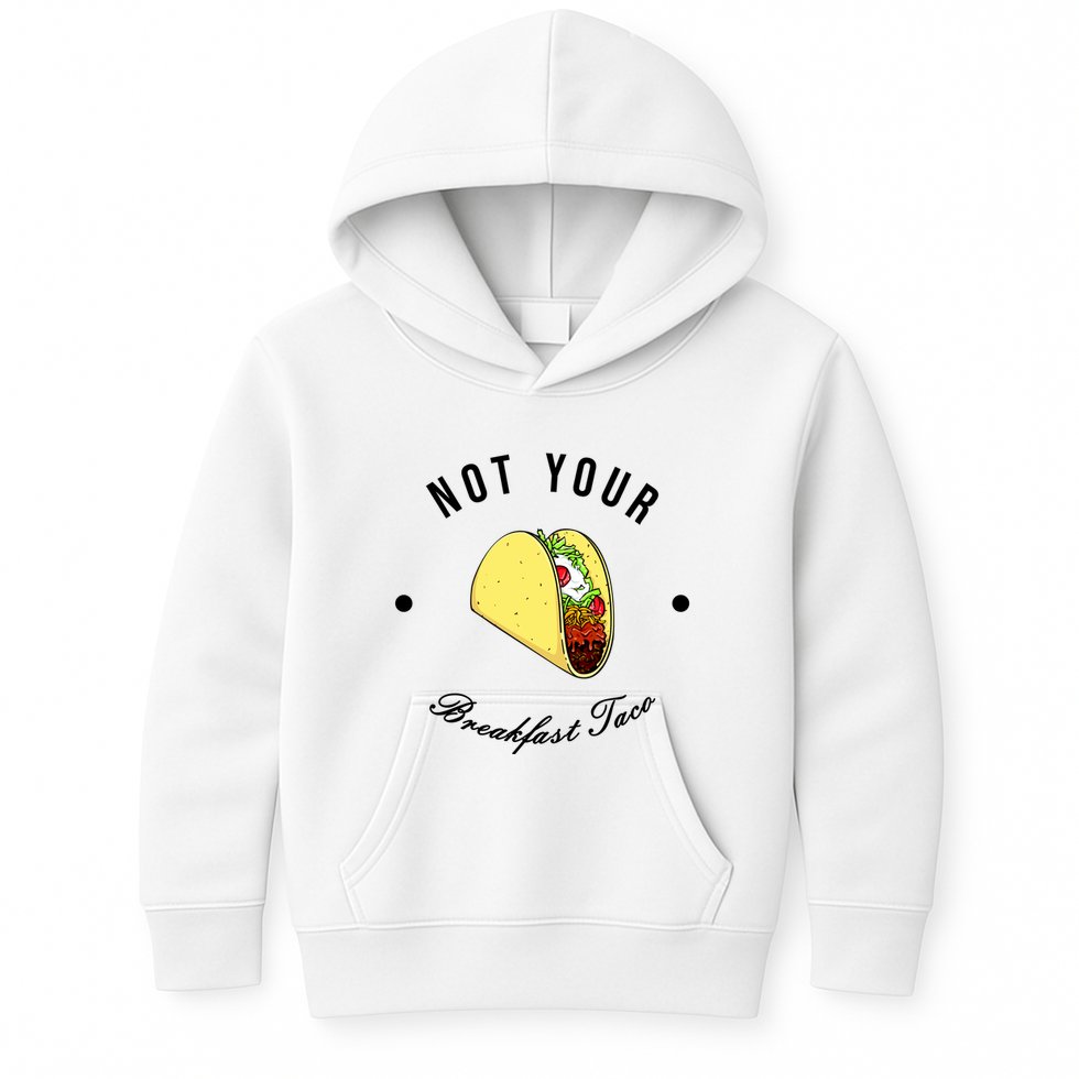Funny Not Your Breakfast Taco Biden Rnc Jill Tacos Kids Hoodie