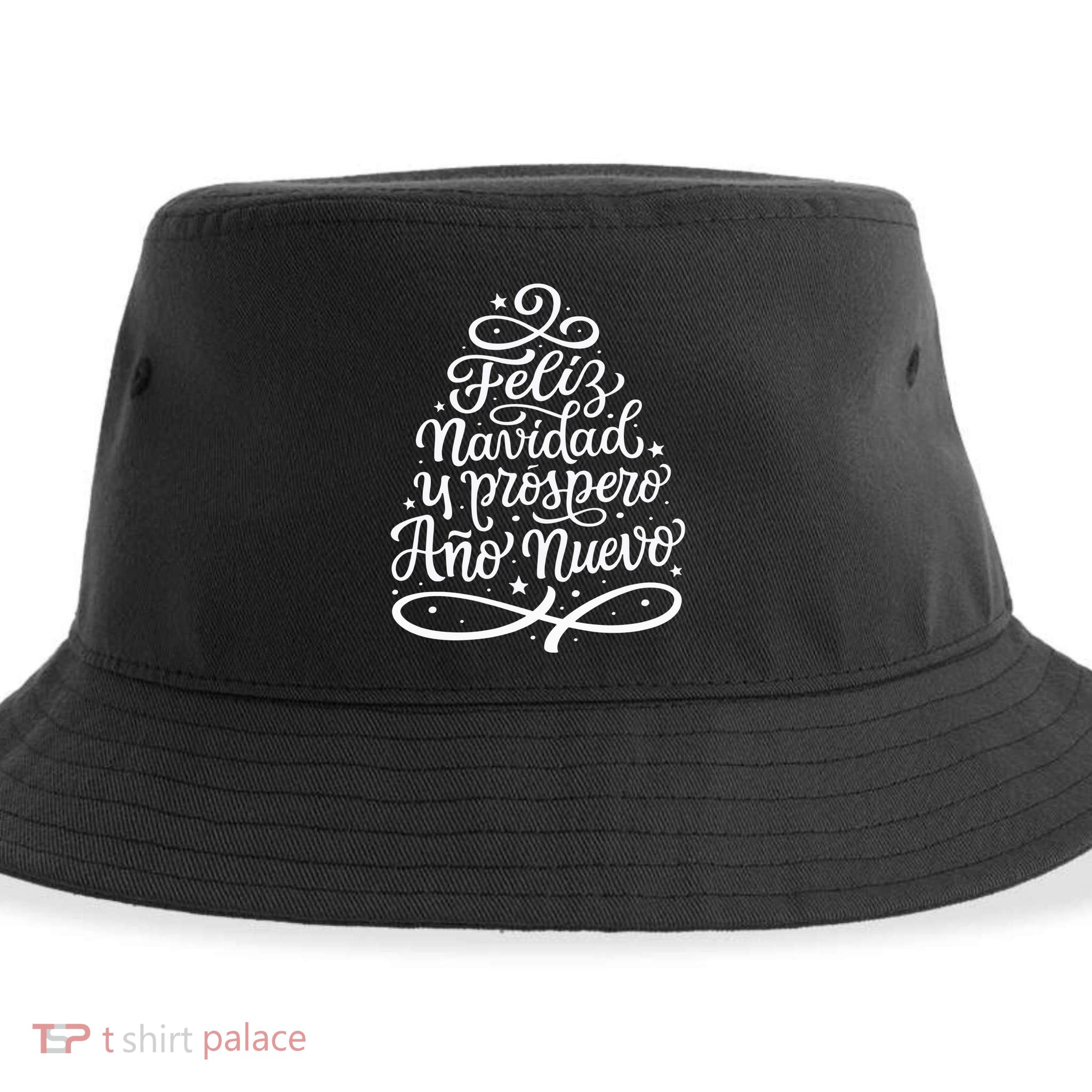 Feliz Navidad Y Prospero Ano Nuevo Sustainable Bucket Hat