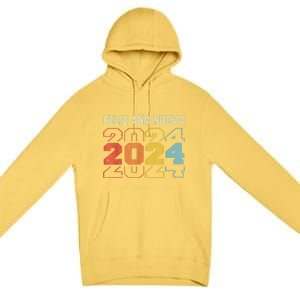 Feliz Navidad Y Prospero Ano Nuevo Premium Pullover Hoodie