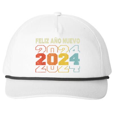 Feliz Navidad Y Prospero Ano Nuevo Snapback Five-Panel Rope Hat