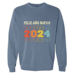 Feliz Navidad Y Prospero Ano Nuevo Garment-Dyed Sweatshirt