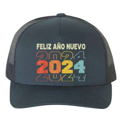 Feliz Navidad Y Prospero Ano Nuevo Yupoong Adult 5-Panel Trucker Hat