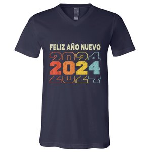 Feliz Navidad Y Prospero Ano Nuevo V-Neck T-Shirt