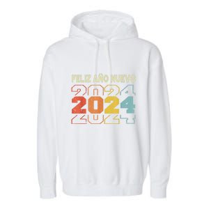 Feliz Navidad Y Prospero Ano Nuevo Garment-Dyed Fleece Hoodie