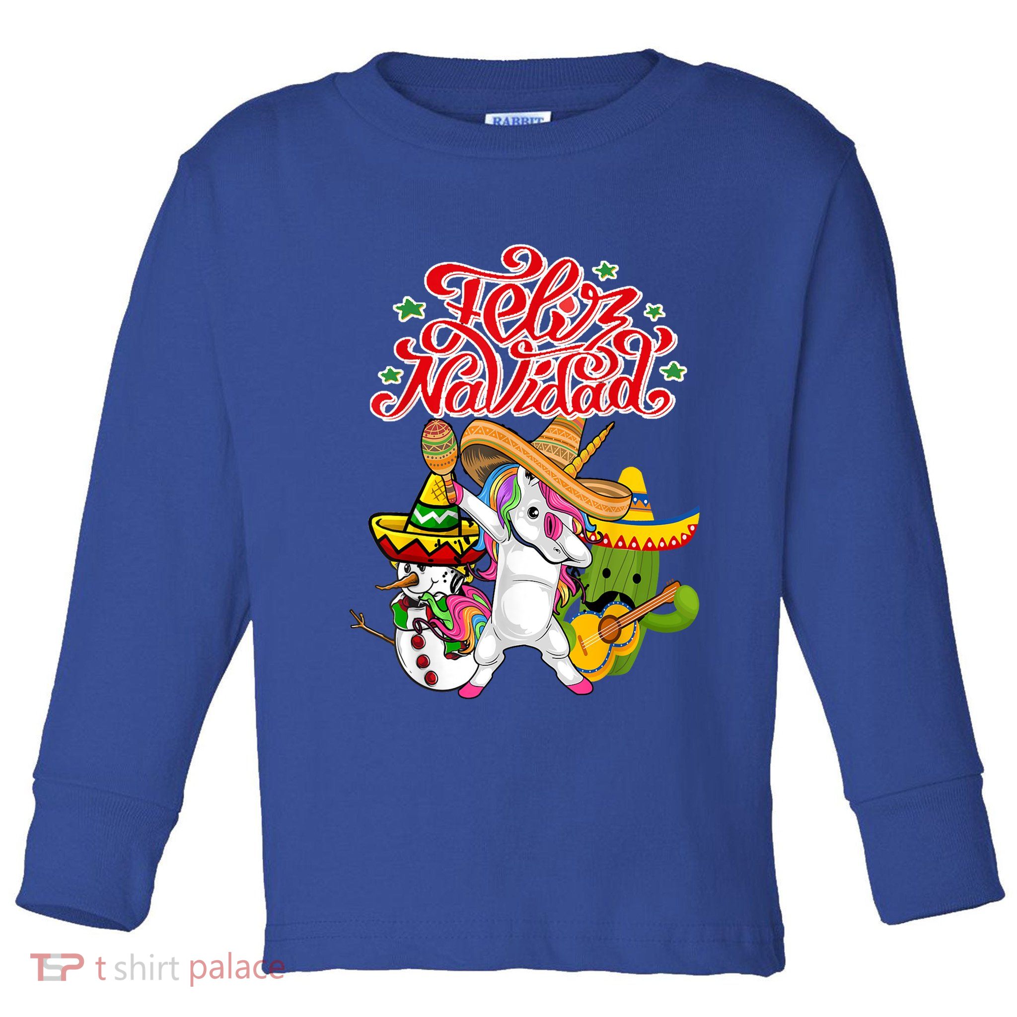 Feliz Navidad Y Prospero Ano Nuevo Toddler Long Sleeve Shirt