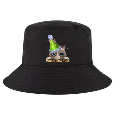 Funny New YearS Eve Cat Party Hat Cool Comfort Performance Bucket Hat