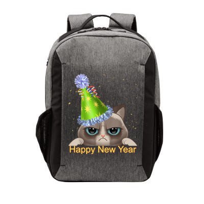 Funny New YearS Eve Cat Party Hat Vector Backpack