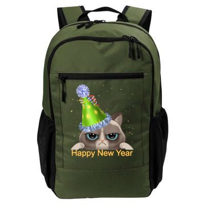 Funny New YearS Eve Cat Party Hat Daily Commute Backpack