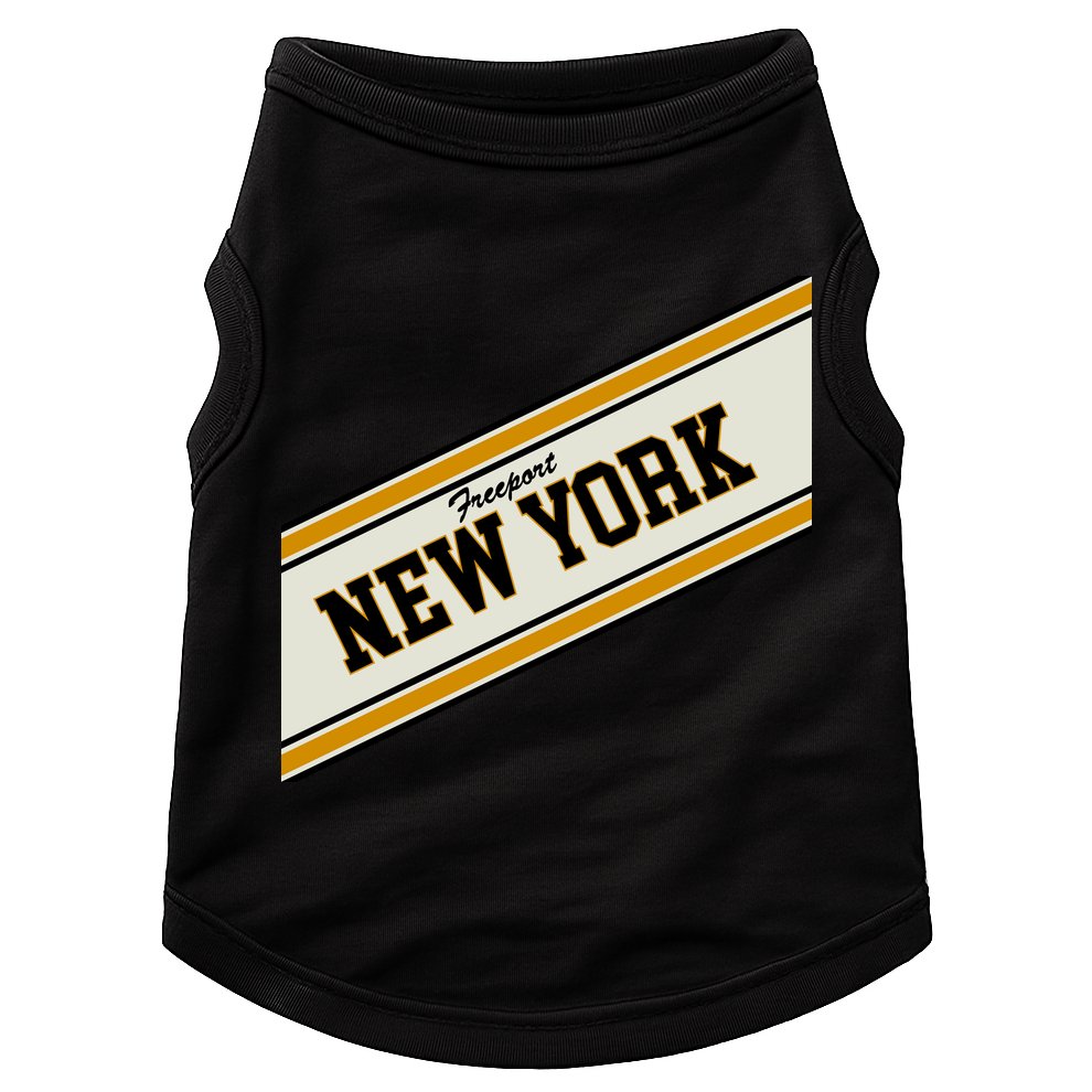 Freeport New York Varsity Logo Doggie Tank
