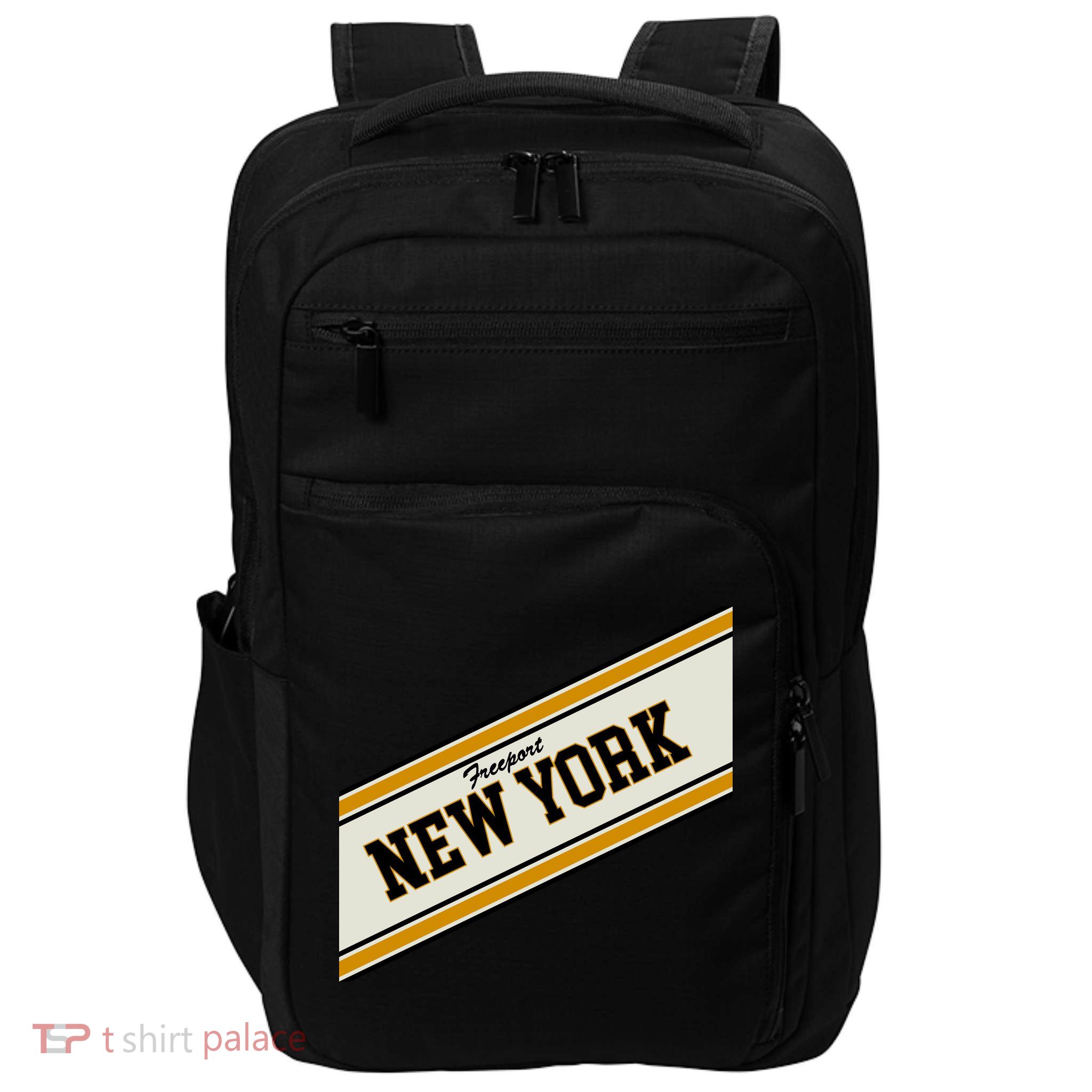 Freeport New York Varsity Logo Impact Tech Backpack