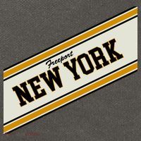 Freeport New York Varsity Logo Cotton Canvas Backpack