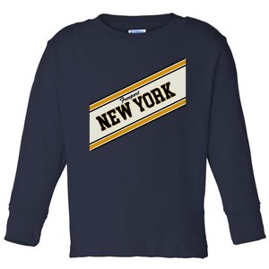 Freeport New York Varsity Logo Toddler Long Sleeve Shirt