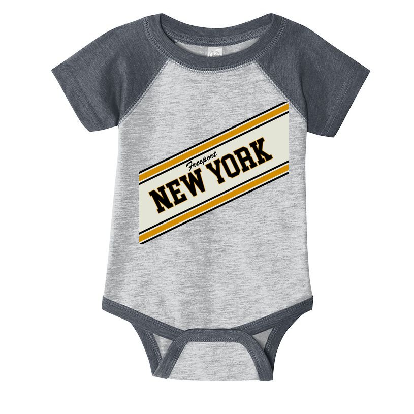 Freeport New York Varsity Logo Infant Baby Jersey Bodysuit