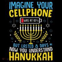 Funny Now You Understand Hanukkah Cellphone Chanukkah Sustainable Bucket Hat