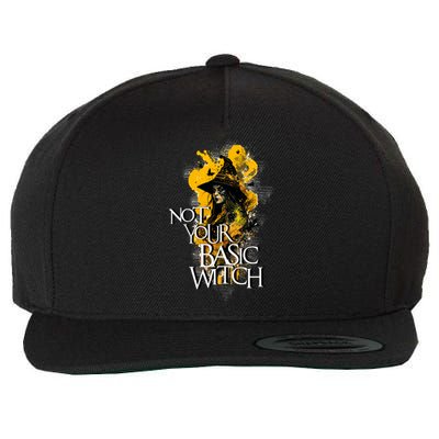 Funny Not Your Basic Witch Funny Halloween Cool Gift Wool Snapback Cap