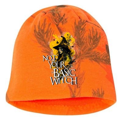 Funny Not Your Basic Witch Funny Halloween Cool Gift Kati - Camo Knit Beanie